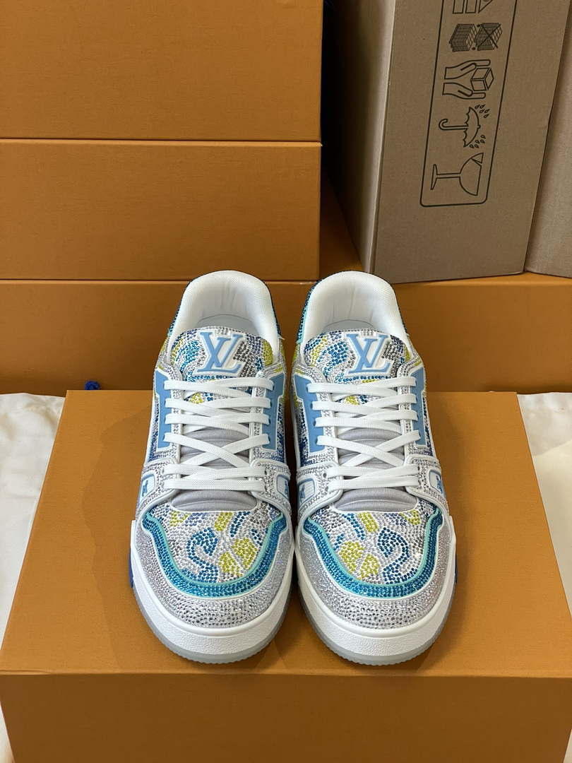 Louis Vuitton 1AC5AL Men Women's LV Trainer Sneaker L62388