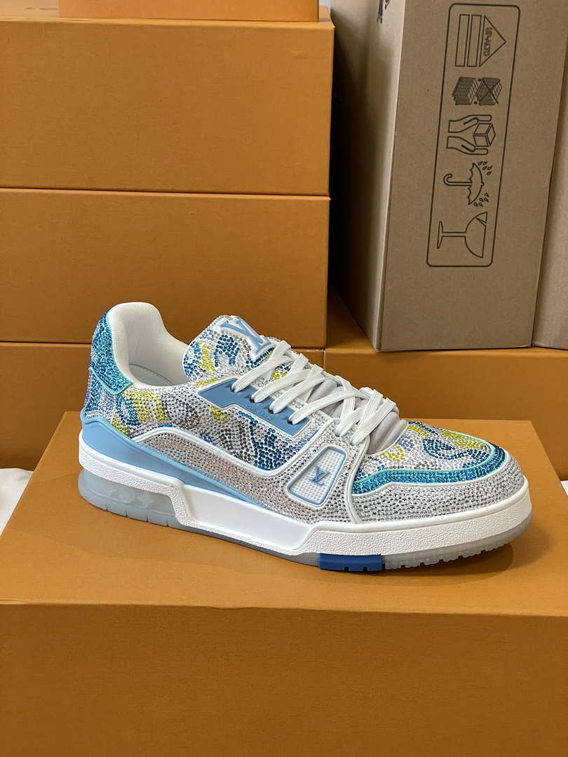 Louis Vuitton 1AC5AL Men Women's LV Trainer Sneaker L62388