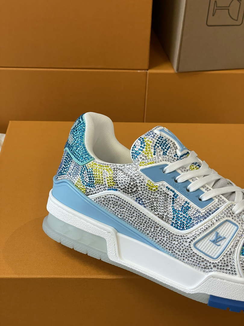 Louis Vuitton 1AC5AL Men Women's LV Trainer Sneaker L62388