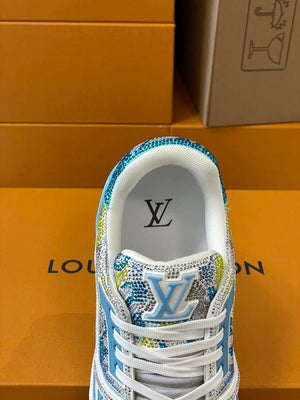 Louis Vuitton 1AC5AL Men Women's LV Trainer Sneaker L62388 - Fmale-Euro 35=US 4 - View 7