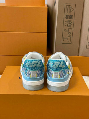 Louis Vuitton 1AC5AL Men Women's LV Trainer Sneaker L62388 - Fmale-Euro 35=US 4 - View 8