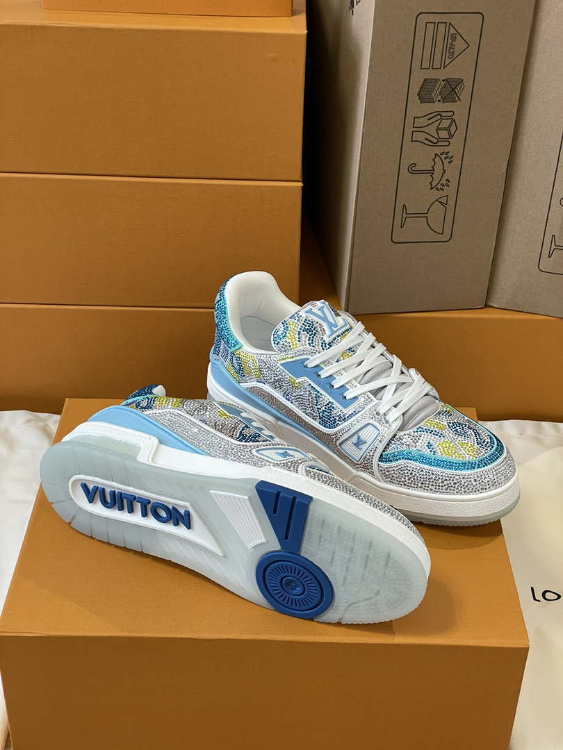Louis Vuitton 1AC5AL Men Women's LV Trainer Sneaker L62388