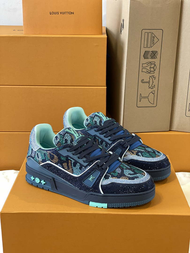 Louis Vuitton 1AC5AL Men Women's LV Trainer Sneaker L62389