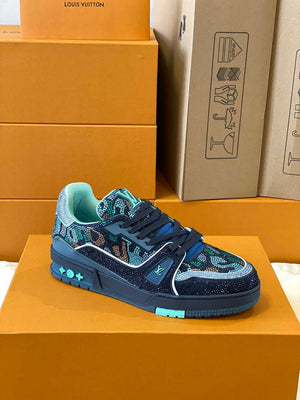 Louis Vuitton 1AC5AL Men Women's LV Trainer Sneaker L62389 - Fmale-Euro 35=US 4 - View 4