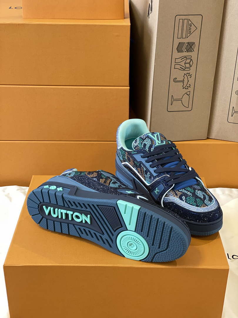 Louis Vuitton 1AC5AL Men Women's LV Trainer Sneaker L62389
