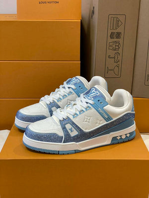 Louis Vuitton 1AC5AL Men Women's LV Trainer Sneaker L62390 - Fmale-Euro 35=US 4 - View 2