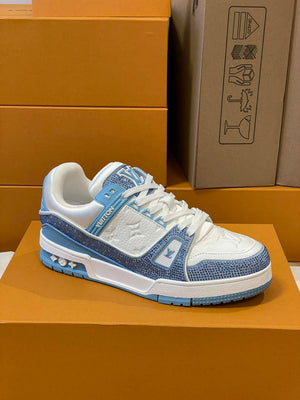 Louis Vuitton 1AC5AL Men Women's LV Trainer Sneaker L62390 - Fmale-Euro 35=US 4 - View 4