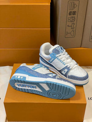 Louis Vuitton 1AC5AL Men Women's LV Trainer Sneaker L62390 - Fmale-Euro 35=US 4 - View 8
