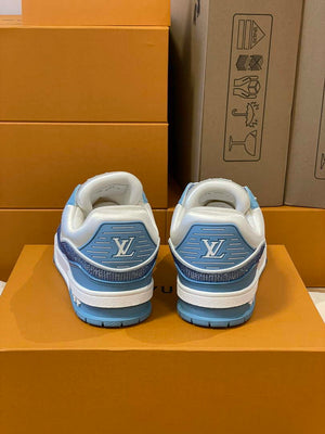 Louis Vuitton 1AC5AL Men Women's LV Trainer Sneaker L62390 - Fmale-Euro 35=US 4 - View 9