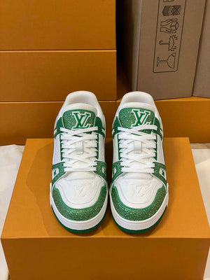 Louis Vuitton 1AC5AL Men Women's LV Trainer Sneaker L62391 - Fmale-Euro 35=US 4 - View 2