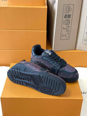 Louis Vuitton 1AC5AL Men Women's LV Trainer Sneaker L62393 - Fmale-Euro 35=US 4 - View 9