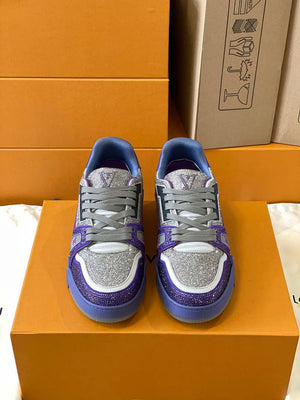Louis Vuitton 1AC5AL Men Women's LV Trainer Sneaker L62394 - Fmale-Euro 35=US 4 - View 3