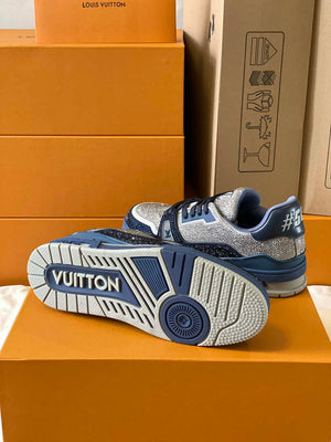 Louis Vuitton 1AC5AL Men Women's LV Trainer Sneaker L62395 - Fmale-Euro 35=US 4 - View 9