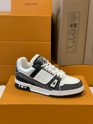 Louis Vuitton 1AC5AL Men Women's LV Trainer Sneaker L62396 - Fmale-Euro 35=US 4 - View 4