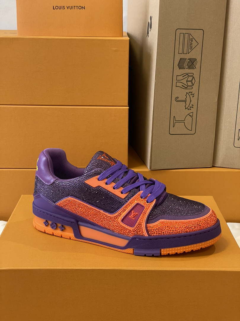 Louis Vuitton 1AC5AL Men Women's LV Trainer Sneaker L62399