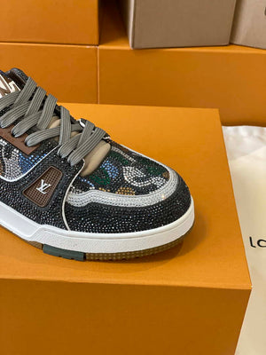 Louis Vuitton 1AC5AL Men Women's LV Trainer Sneaker L62400 - Fmale-Euro 35=US 4 - View 5