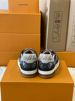 Louis Vuitton 1AC5AL Men Women's LV Trainer Sneaker L62400 - Fmale-Euro 35=US 4 - View 9