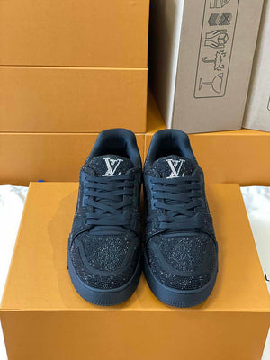 Louis Vuitton 1AC5AL Men Women's LV Trainer Sneaker L62401 - Fmale-Euro 35=US 4 - View 3