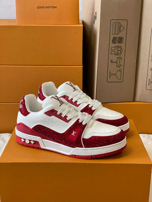Louis Vuitton 1AC5AL Men Women's LV Trainer Sneaker L62402 - Fmale-Euro 35=US 4 - View 1