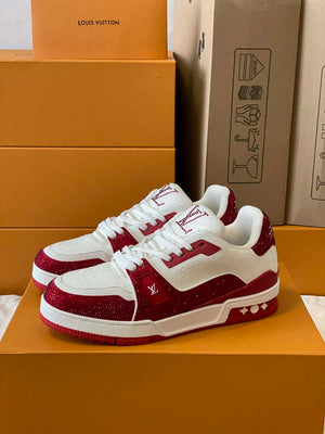 Louis Vuitton 1AC5AL Men Women's LV Trainer Sneaker L62402 - Fmale-Euro 35=US 4 - View 2
