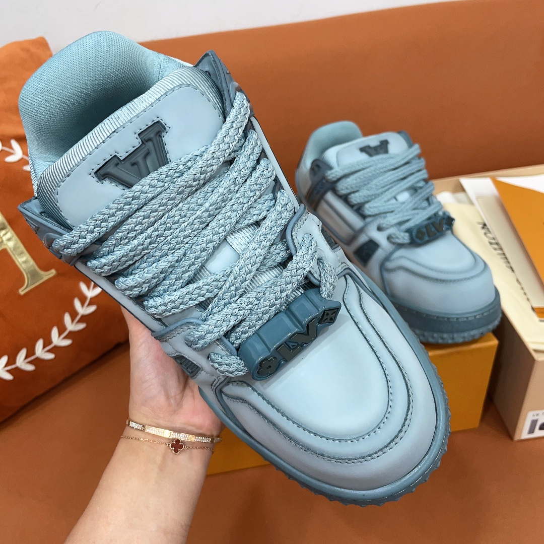 Louis Vuitton 1AC5C9 Men Women's LV Trainer Sneaker L62453