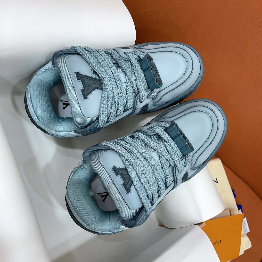 Louis Vuitton 1AC5C9 Men Women's LV Trainer Sneaker L62453