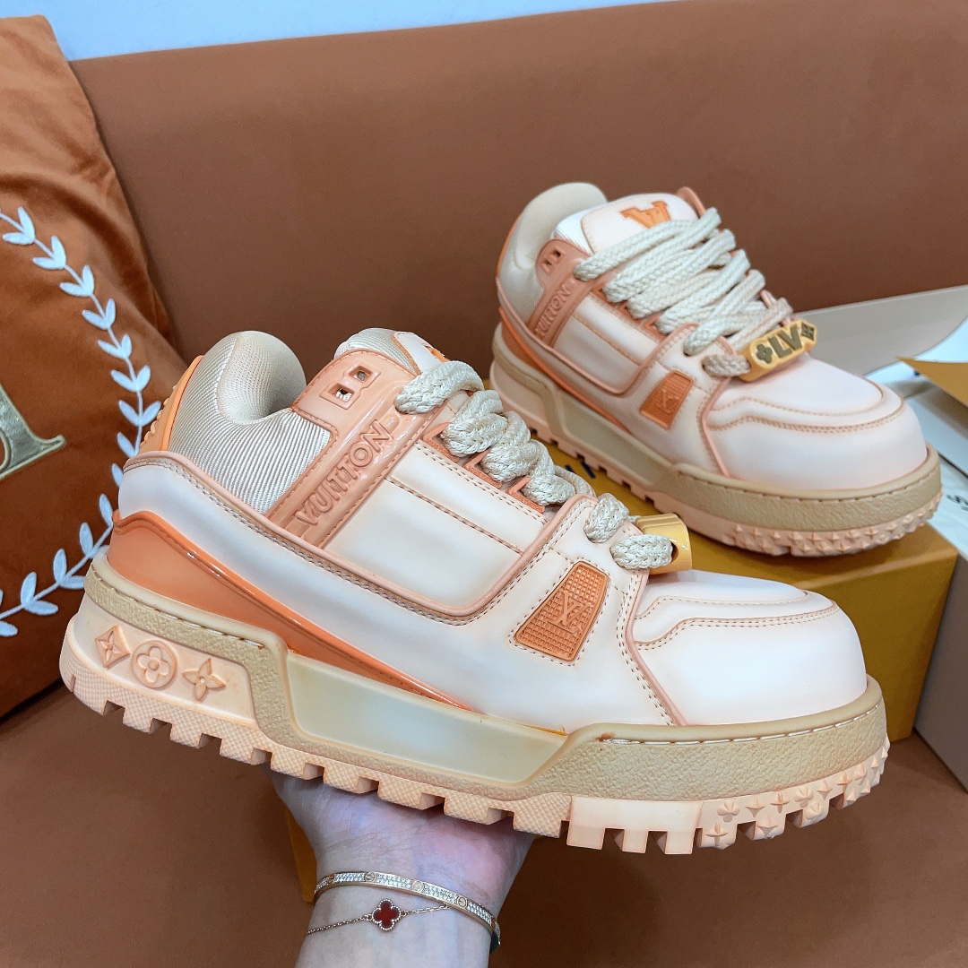 Louis Vuitton 1AC5C9 Men Women's LV Trainer Sneaker L62454