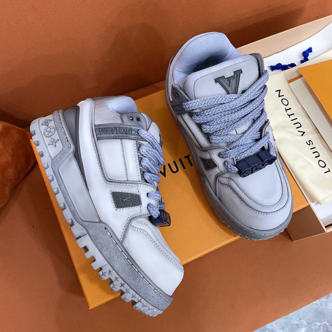 Louis Vuitton 1AC5C9 Men Women's LV Trainer Sneaker L62455