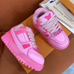 Louis Vuitton 1AC5C9 Men Women's LV Trainer Sneaker L62456 - Fmale-Euro 35=US 4 - View 2