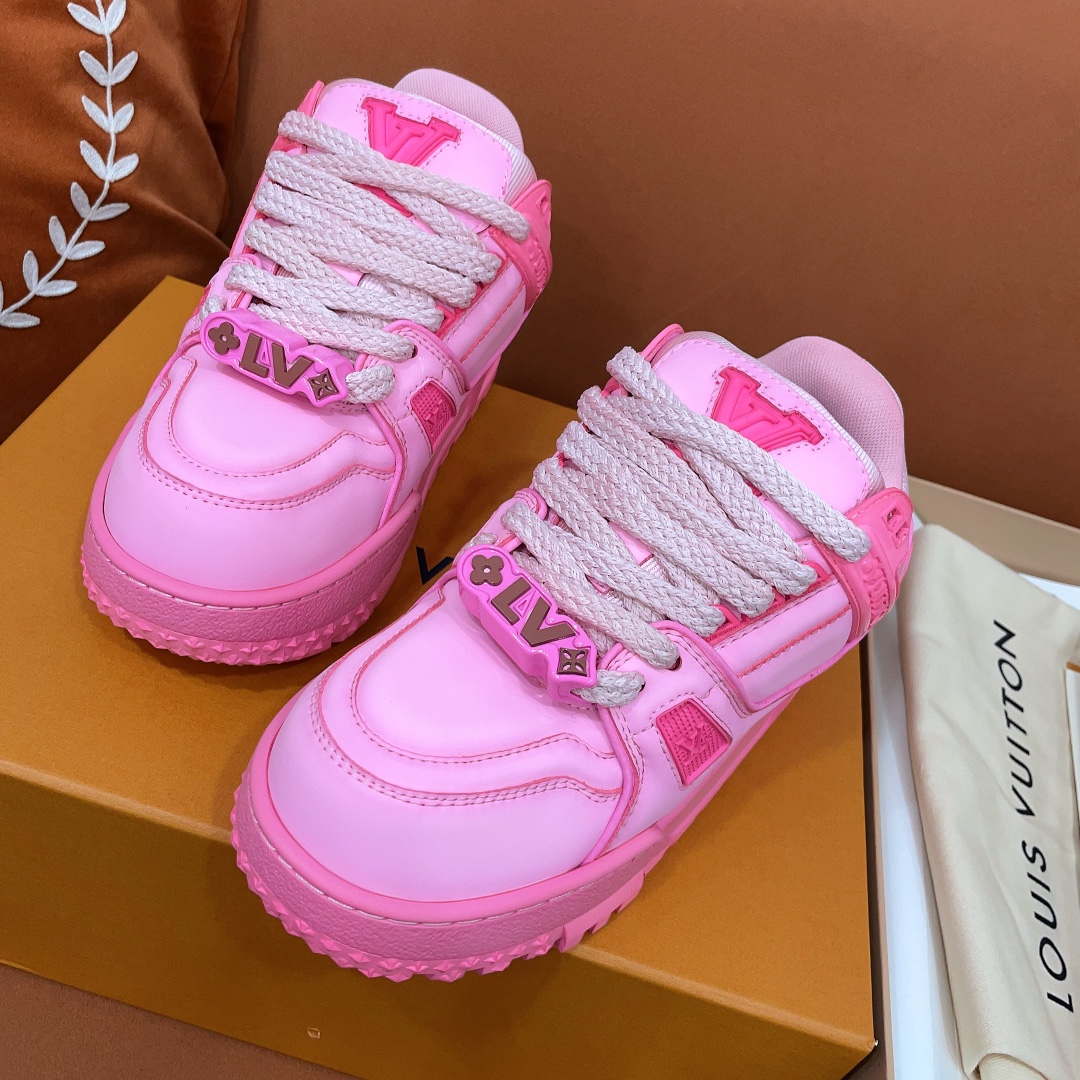 Louis Vuitton 1AC5C9 Men Women's LV Trainer Sneaker L62456