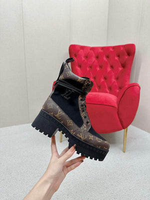 Louis Vuitton 1AC7RU Women's Laureate Platform Desert Boot L62356 - US 4=Euro 35 - View 4