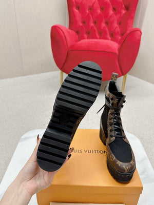 Louis Vuitton 1AC7RU Women's Laureate Platform Desert Boot L62356 - US 4=Euro 35 - View 9