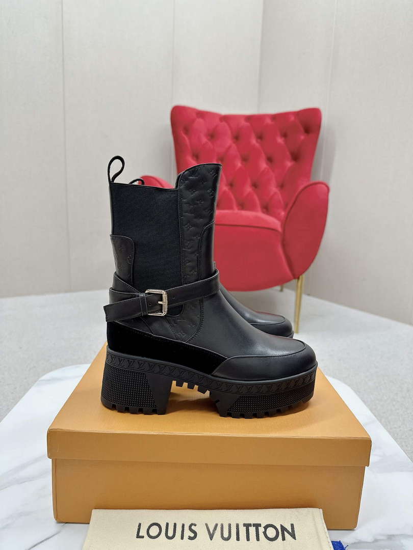 Louis Vuitton 1ACA9Z Women's Laureate Platform Desert Boot L62357