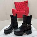 Louis Vuitton 1ACA9Z Women's Laureate Platform Desert Boot L62357 - US 4=Euro 35 - View 1