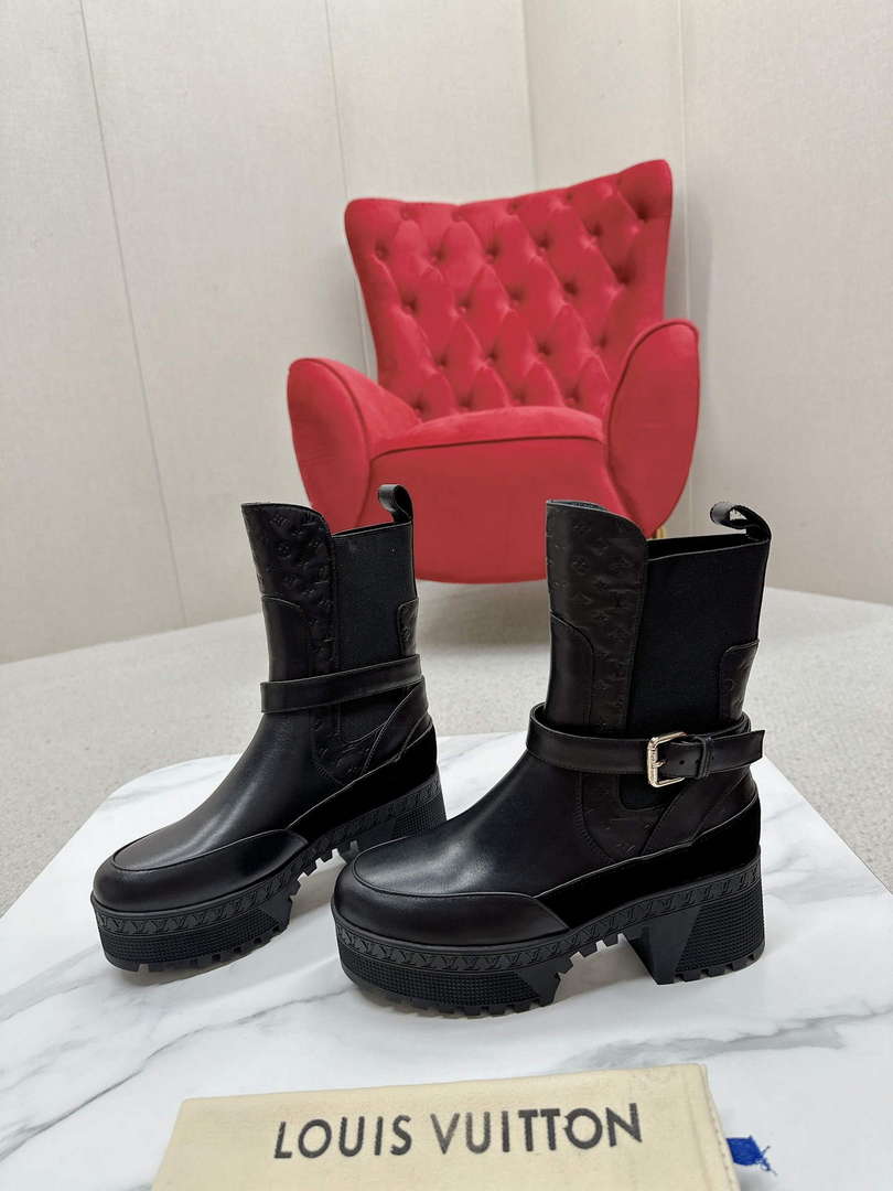 Louis Vuitton 1ACA9Z Women's Laureate Platform Desert Boot L62357