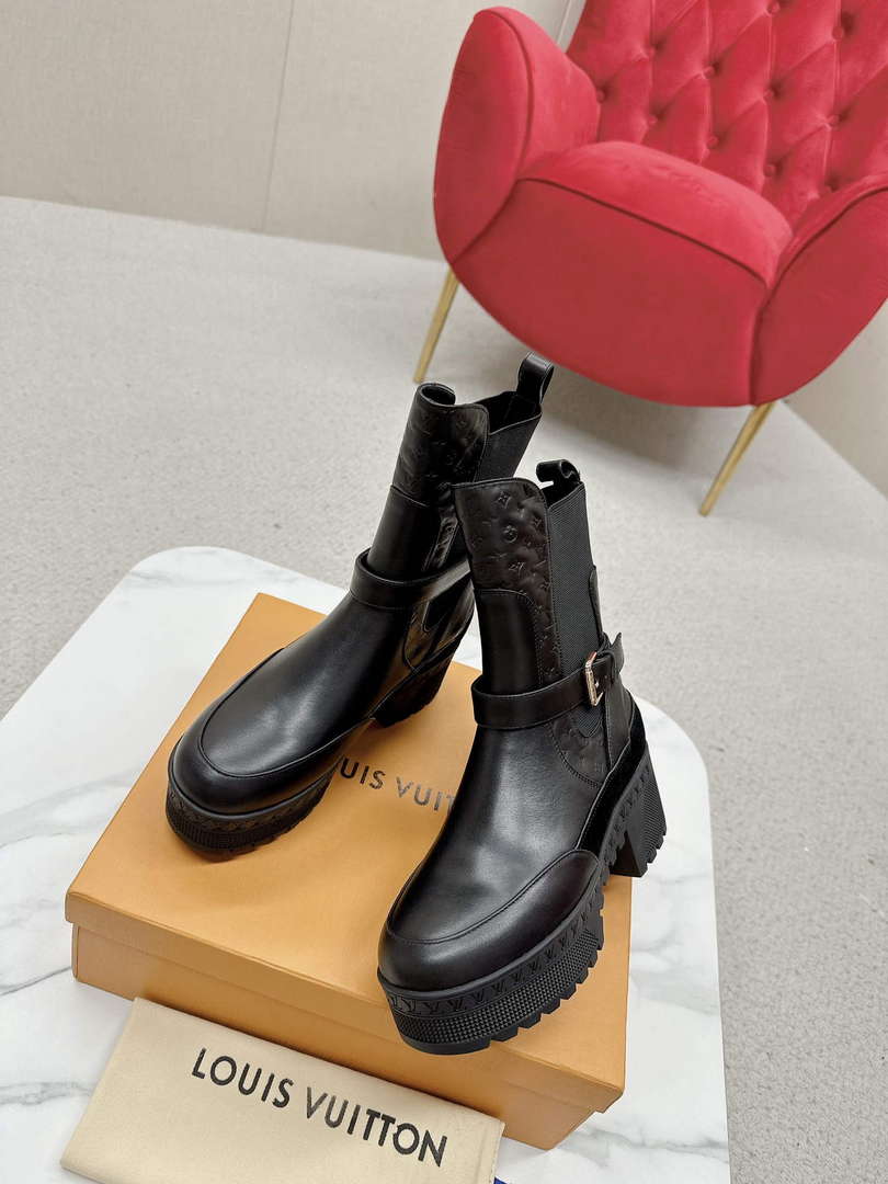 Louis Vuitton 1ACA9Z Women's Laureate Platform Desert Boot L62357