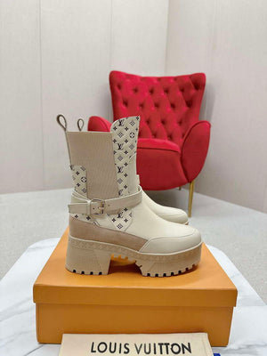 Louis Vuitton 1ACA9Z Women's Laureate Platform Desert Boot L62358 - US 4=Euro 35 - View 3
