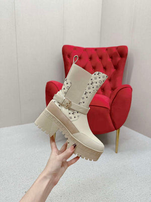 Louis Vuitton 1ACA9Z Women's Laureate Platform Desert Boot L62358 - US 4=Euro 35 - View 4