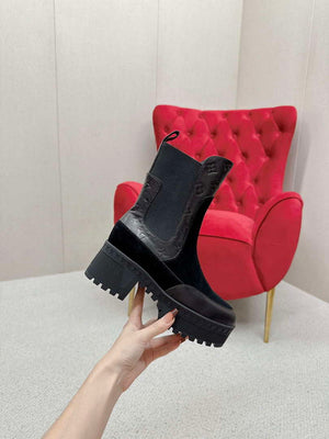Louis Vuitton 1AC7W0 Women's Laureate Platform Chelsea Boot L62360 - US 4=Euro 35 - View 4