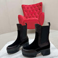 Louis Vuitton 1AC7W0 Women's Laureate Platform Chelsea Boot L62360 - US 4=Euro 35 - View 1