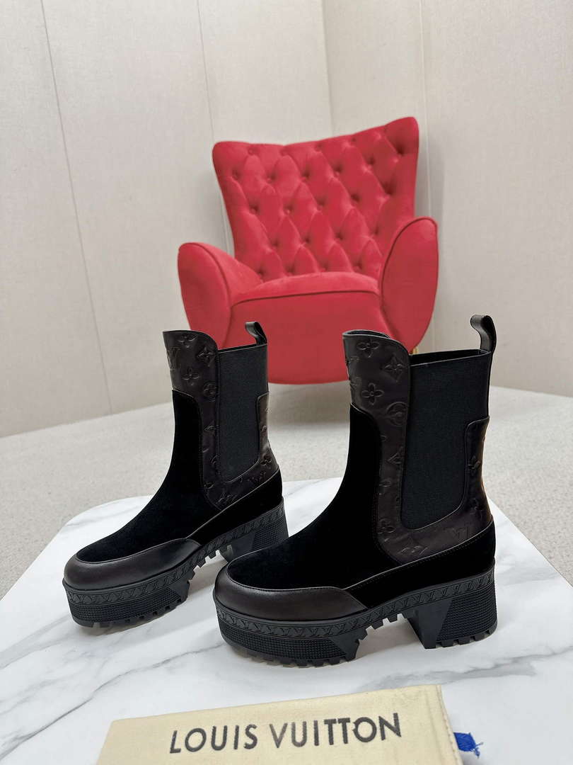 Louis Vuitton 1AC7W0 Women's Laureate Platform Chelsea Boot L62360