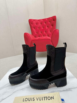 Louis Vuitton 1AC7W0 Women's Laureate Platform Chelsea Boot L62360 - US 4=Euro 35 - View 1