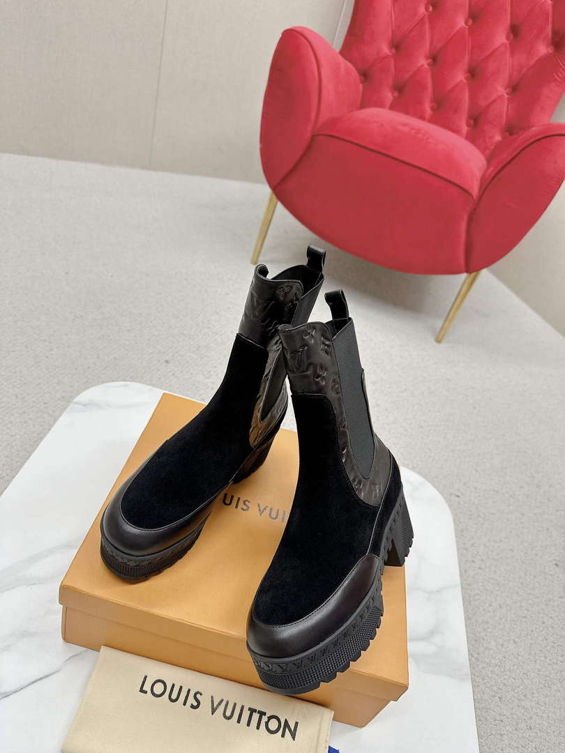 Louis Vuitton 1AC7W0 Women's Laureate Platform Chelsea Boot L62360