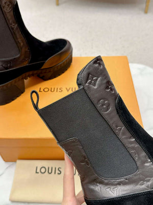 Louis Vuitton 1AC7W0 Women's Laureate Platform Chelsea Boot L62360 - US 4=Euro 35 - View 8