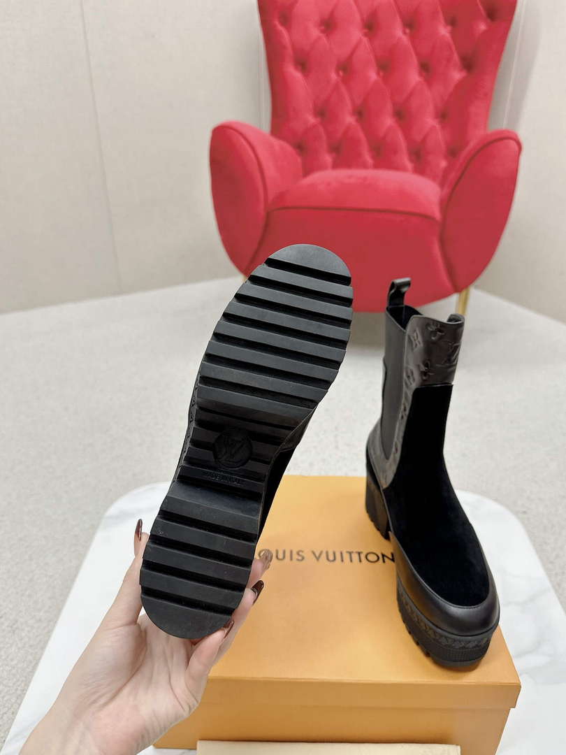 Louis Vuitton 1AC7W0 Women's Laureate Platform Chelsea Boot L62360