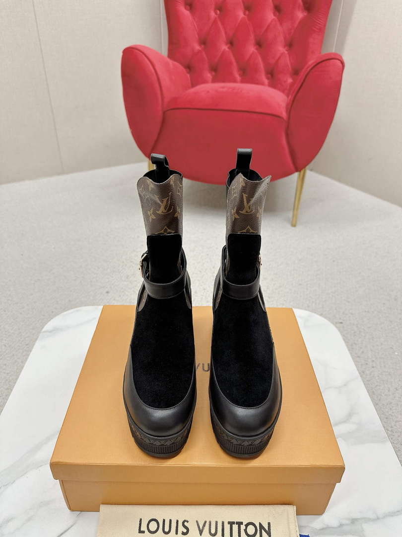 Louis Vuitton 1ACA9Z Women's Laureate Platform Desert Boot L62359