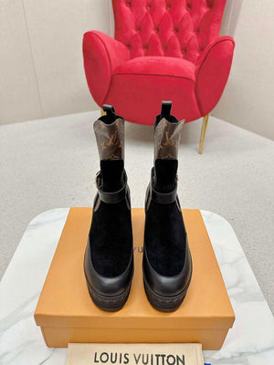 Louis Vuitton 1ACA9Z Women's Laureate Platform Desert Boot L62359 - US 4=Euro 35 - View 2