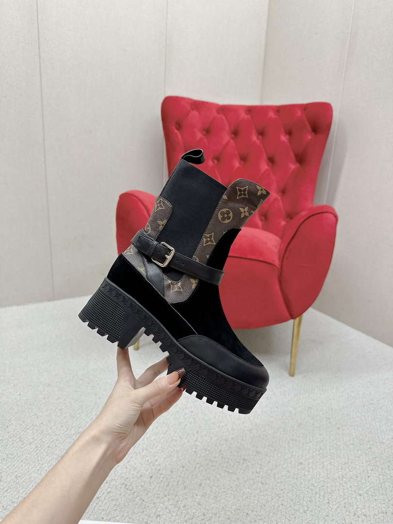 Louis Vuitton 1ACA9Z Women's Laureate Platform Desert Boot L62359