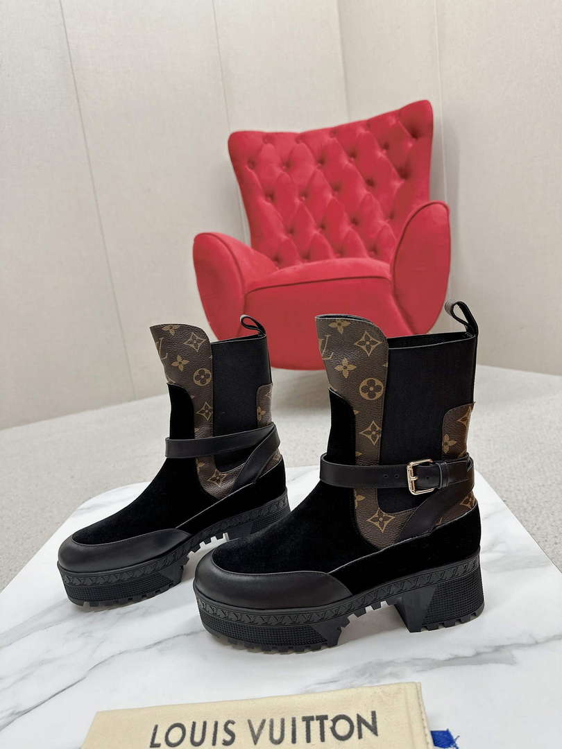 Louis Vuitton 1ACA9Z Women's Laureate Platform Desert Boot L62359