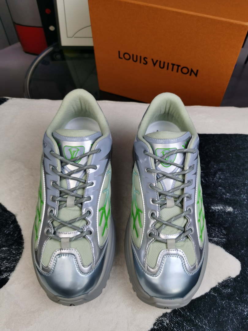 Louis Vuitton 1ACEBQ Men Women's LV Discovery Lace Up L62405